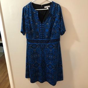 Sabrina blue knee length dress. Never worn!!